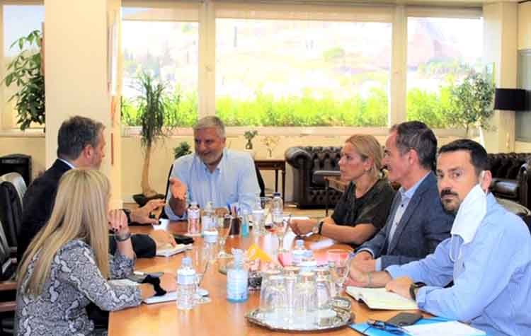 Συνάντηση Πατούλη με τον διευθύνοντα σύμβουλο της ΕΤΑΔ Σ. Βλαστό