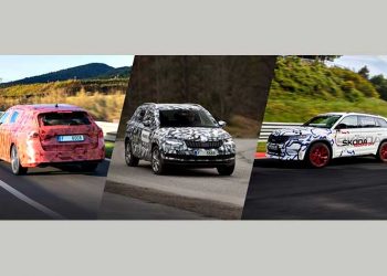 H τέχνη του καμουφλάζ στα πρωτότυπα δοκιμών της Skoda