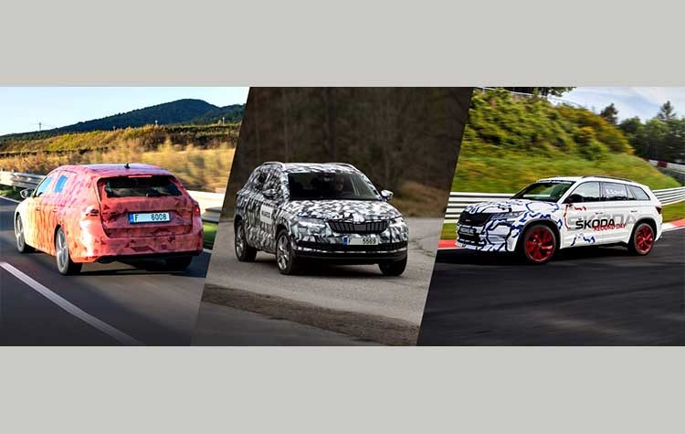 H τέχνη του καμουφλάζ στα πρωτότυπα δοκιμών της Skoda