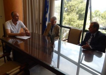 Συνάντηση Στράτου Σαραούδα με εκπροσώπους του Χατζηπατέρειου Ιδρύματος