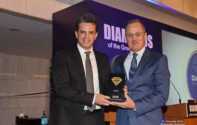 Βράβευση της Affidea στα βραβεία «Diamonds of the Greek Economy 2020»