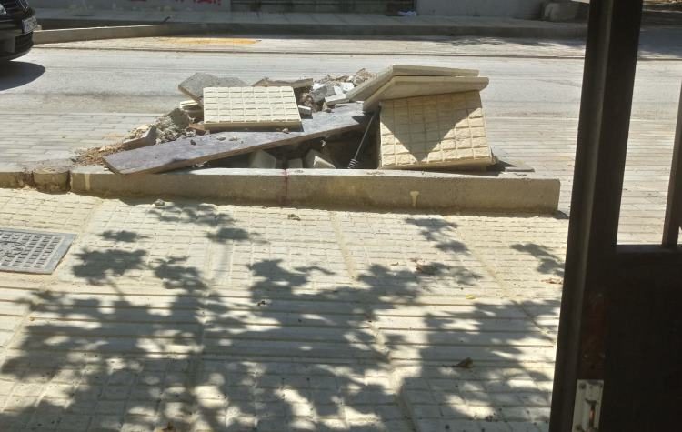 Αναφορά κατοίκου του Χολαργού για «ανορθογραφίες» στο έργο της οδού Βουτσινά