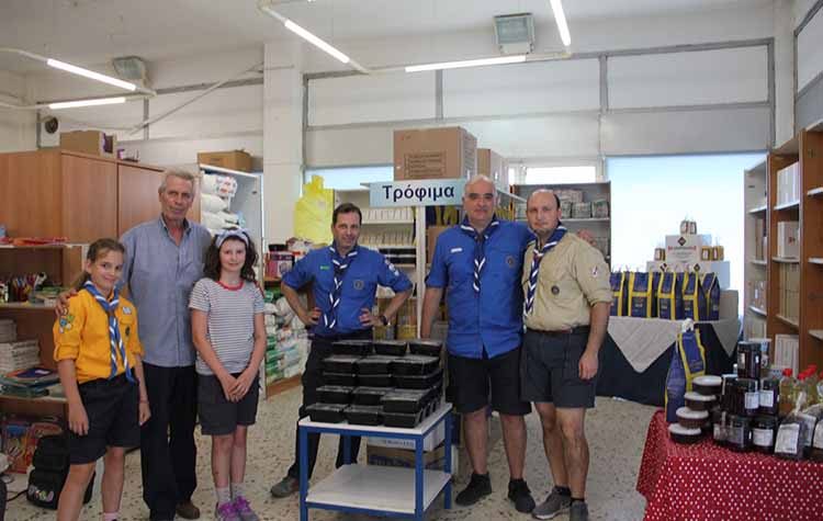 Προσφορά του 3ου Συστήματος Αεροπροσκόπων Αμαρουσίου στο Κοινωνικό Παντοπωλείο