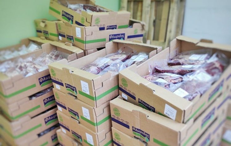 Διανομή τροφίμων με χρηματοδότηση από το Τ. Ε. Β. Α.