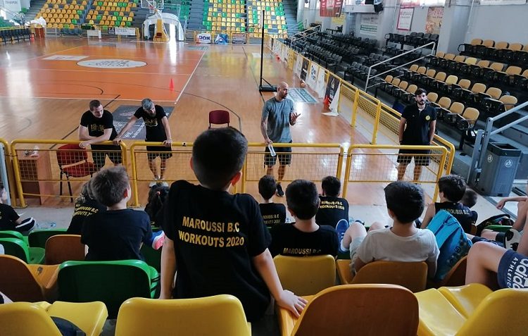 Ο Παναγιώτης Βασιλόπουλος στο «Maroussi Basketball Workouts»