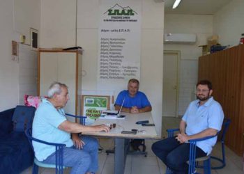 Ο Κώστας Ζαχαριάδης επισκέφτηκε το Κέντρο Επιχειρήσεων του ΣΠΑΠ