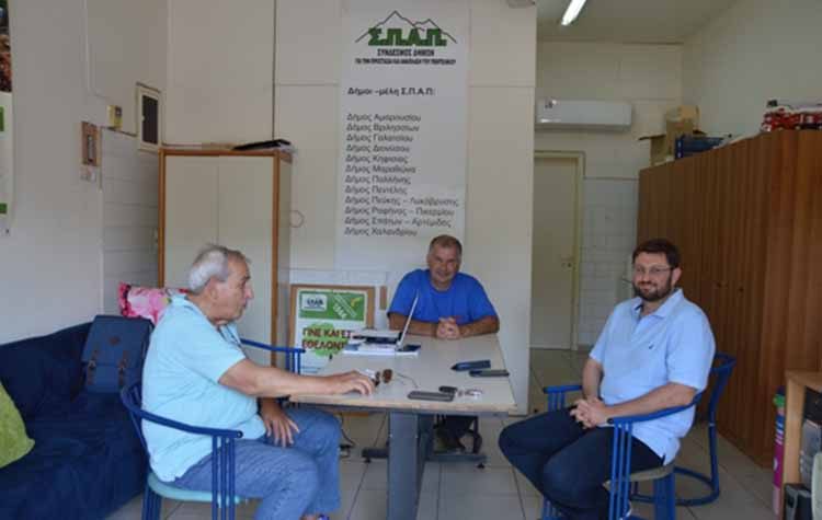 Ο Κώστας Ζαχαριάδης επισκέφτηκε το Κέντρο Επιχειρήσεων του ΣΠΑΠ