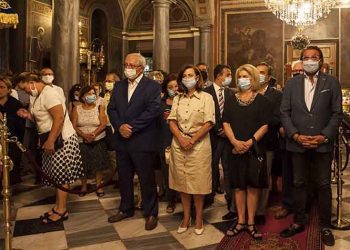 Το Μαρούσι γιόρτασε με όρους πανδημίας την Κοίμηση της Θεοτόκου