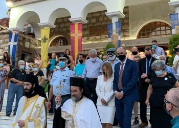 Ευχαριστίες Σαραούδα μετά το πέρας των εκδηλώσεων της Μεταμόρφωσης του Σωτήρος