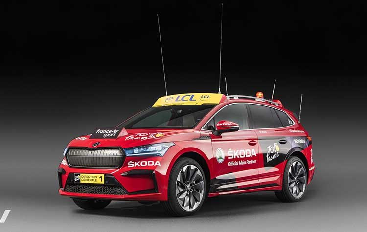 Το Skoda Enyaq IV εξηλεκτρίζει το Tour de Franc