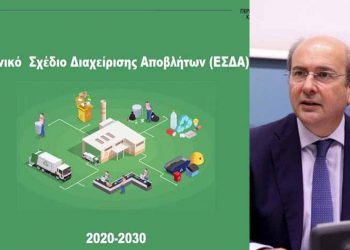 Υπουργείο Περιβάλλοντος: «Το φιλόδοξο Εθνικό Σχέδιο Διαχείρισης Αποβλήτων 2020 - 2030»