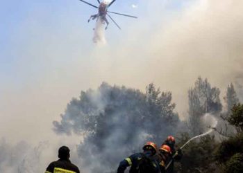 Μικρές εστίες αναζωπύρωσης στη Κερατέα  - Ολονύκτια επιφυλακή