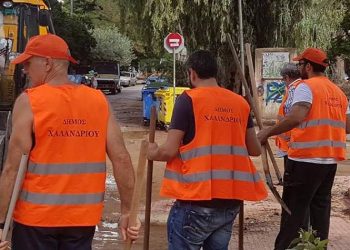 Δήμος Χαλανδρίου: Εντατικοί καθαρισμοί και οδηγίες στους κατοίκους ενόψει «Ιανού»