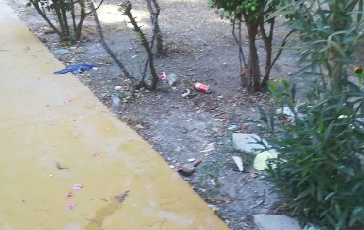 Στόχος βανδαλισμών το ανακαινισμένο προαύλιο του 1ου ΓΕΛ