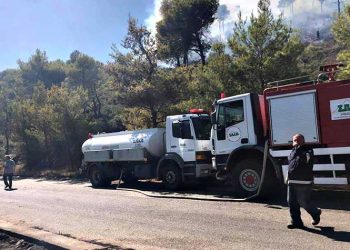 Σωρεία αποτελεσματικών επεμβάσεων σε μπαράζ πυρκαγιών από τον ΣΠΑΠ