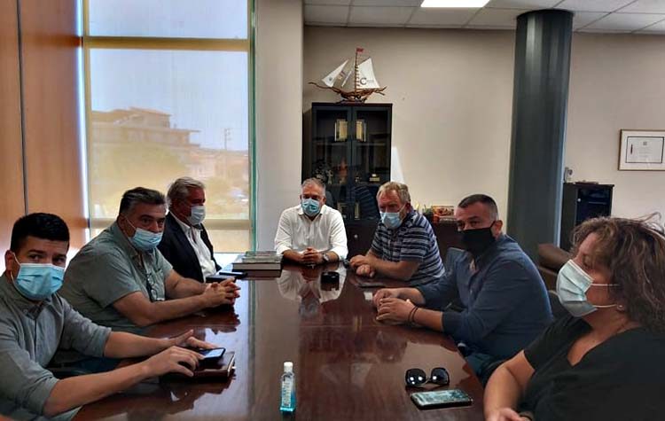 Αυτοψία Βορίδη - Θεοδωρικάκου στους πληγέντες Δήμους Λαυρεωτικής και Σαρωνικού