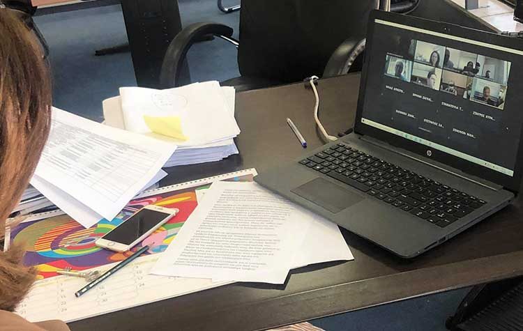 Τηλεδιάσκεψη στην Περιφερειακής Ενότητας Βορείου Τομέα για τα υπερχρεωμένα νοικοκυριά