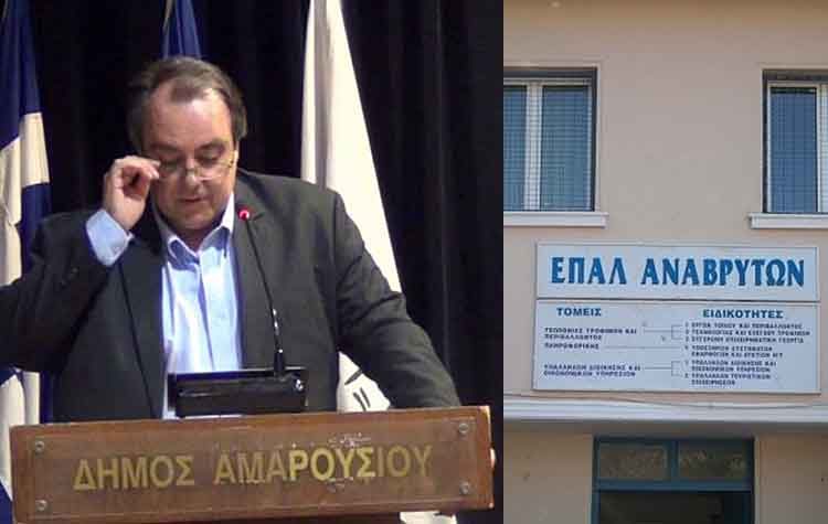 Βασίλης Μπούρας: «Να γίνουν τεστ στα σχολεία του Αμαρουσίου με έξοδα του Δήμου»