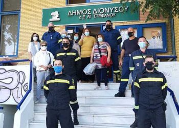 Οι εθελοντές Πολιτικής Προστασίας Αγίου Στεφάνου προσέφεραν ζωή