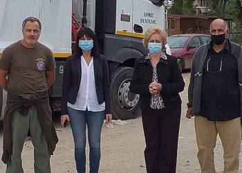 Στο πλευρό των πλημμυροπαθών της Καρδίτσας η Δήμητρα Κεχαγιά