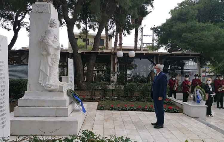 Παρουσία δημάρχου ο λιτός εορτασμός του «ΟΧΙ» στο Μαρούσι