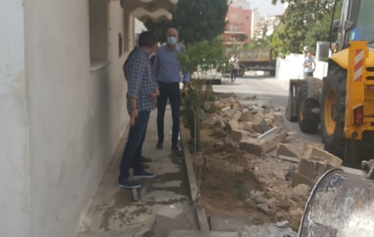 Έργα για την διάνοιξη της οδού Ασκληπιού
