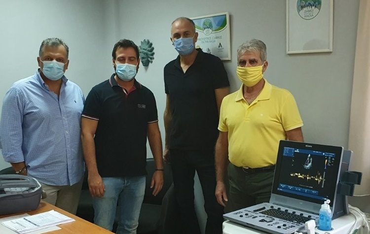 Νέο φορητό μηχάνημα έγχρωμων υπερήχων καρδιάς παρέλαβε ο Δήμος