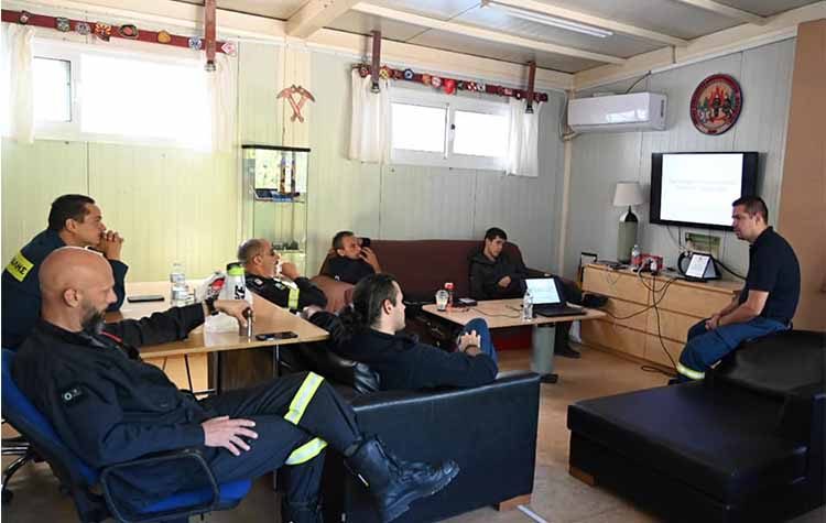 Εκπαίδευση από την Ομάδα Εθελοντών Δασοπυροσβεστών Διασωστών