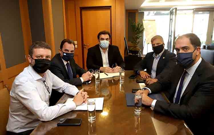 Συνάντηση Πατούλη με Πιερρακάκη, Κεφαλογιάννη και Γιωργαντά για την ηλεκτρονική διακυβέρνηση