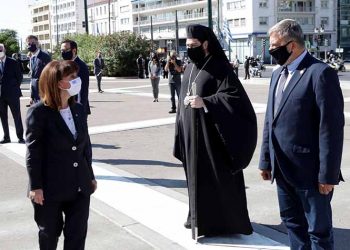 Στον Άγνωστο Στρατιώτη για την 76η επέτειο της απελευθέρωσης των Αθηνών ο Γ. Πατούλης