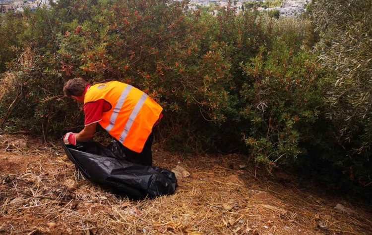 Νέα «στάση» καθαρισμών από τον ΣΠΑΥ στον Υμηττό