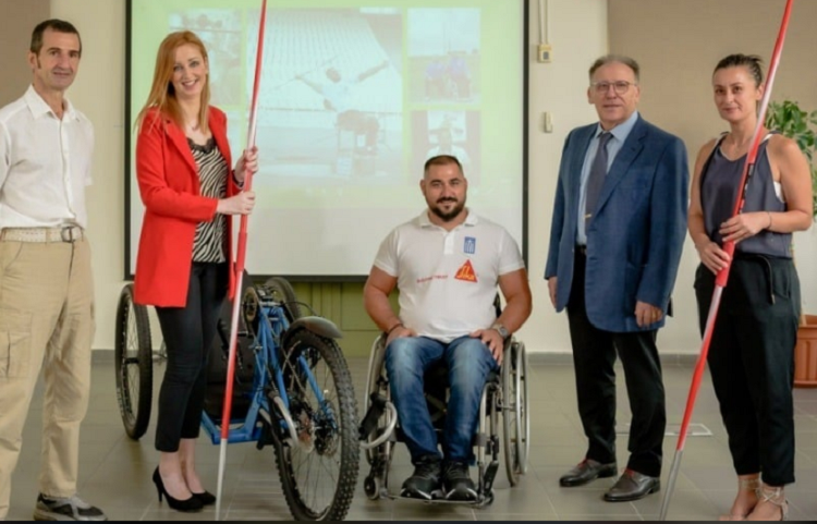 Στο πλευρό του χρυσού Παραολυμπιονίκη Μανώλη Στεφανουδάκη εταιρεία με έδρα το Κρυονέρι