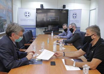 Συνάντηση Πατούλη - Τσιόδρα για την διαχείριση της υγειονομικής κρίσης