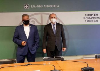 Διευρυμένη σύσκεψη με Πατούλη - Χατζηδάκη για το Σχέδιο Διαχείρισης Στερεών Αποβλήτων