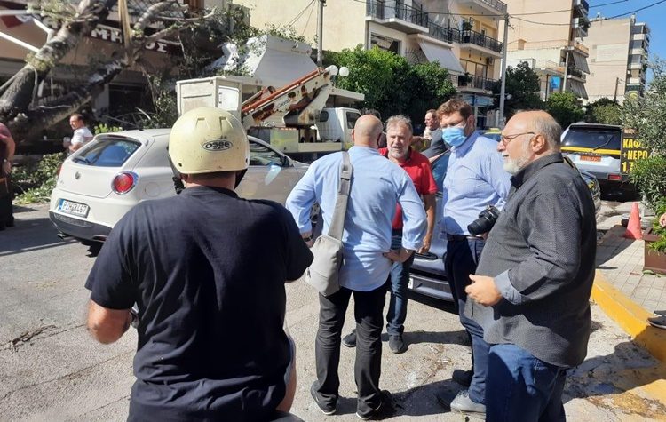 Επίσκεψη Ζαχαριάδη στις πληγείσες περιοχές του Βόρειου Τομέα