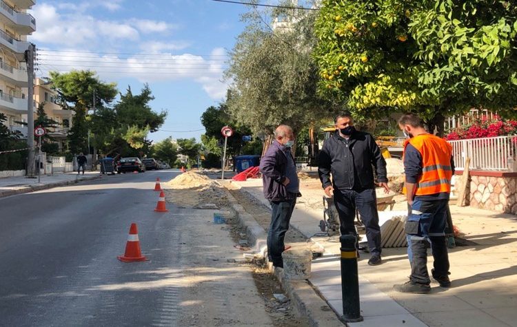 «Πυρετός» έργων στους δρόμους και τις λεωφόρους του Παλαιού Φαλήρου