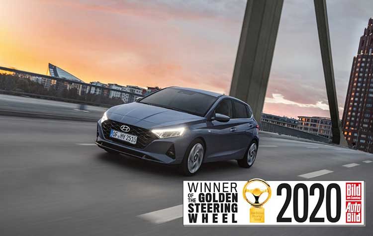 Το ολοκαίνουριο Hyundai i20 κατακτά το Χρυσό Τιμόνι 2020 Γερμανίας