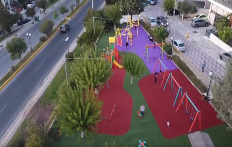 Πλήρως ανακαινισμένη η παιδική χαρά στη Νυμφών στον Δήμο Ηλιούπολης