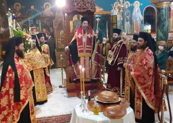 Με όρους πανδημίας η εορτή του Αγίου Γεωργίου του Νεαπολίτου