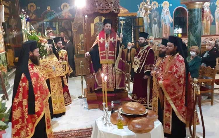 Με όρους πανδημίας η εορτή του Αγίου Γεωργίου του Νεαπολίτου