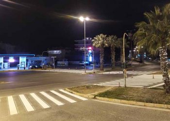 Εντατικές εργασίες διαγραμμίσεων σε κεντρικές λεωφόρους του λεκανοπεδίου