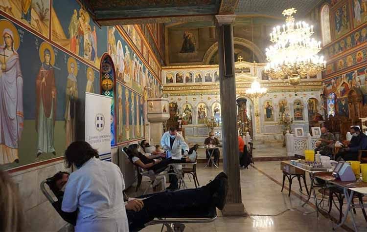 Πάνω από 80 φιάλες αίμα στην εθελοντική αιμοδοσία στον Ι.Ν. Προφήτου Δανιήλ