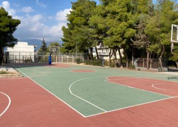 Ολοκληρώθηκαν οι εργασίες στο προαύλιο του Γυμνασίου Λυκόβρυσης