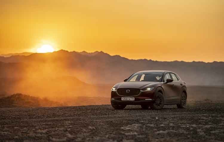 Το Mazda CX-30 με το εξελιγμένο σύστημα 4κίνησης i-Activ AWD στο Καζακστάν