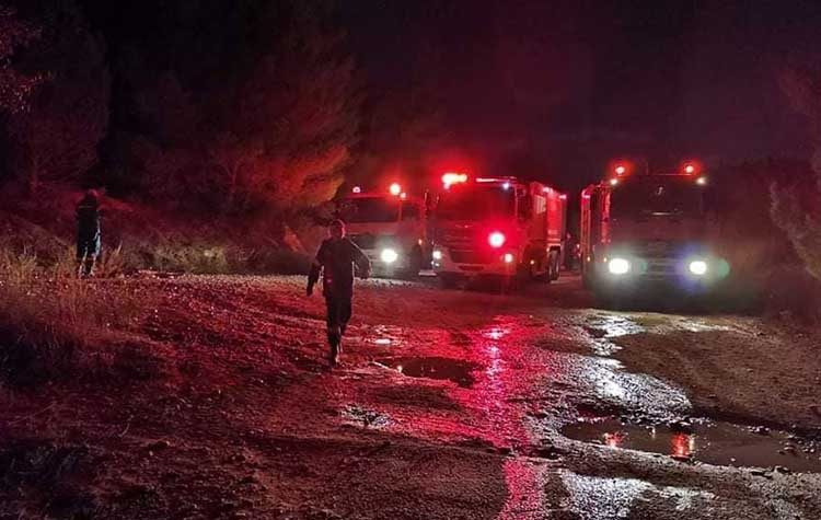 Επέμβαση της Πολιτικής Προστασίας του Δήμου σε περιστατικό πυρκαγιάς
