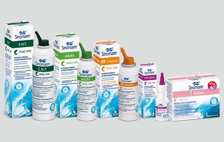 Καθαρή και υγιής μύτη με Sinomarin®