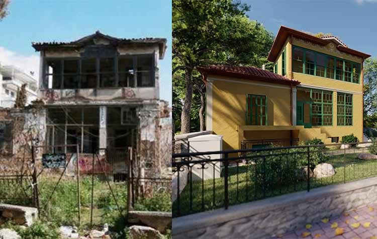 Αποκατάσταση της «Βίλας Λουμίδη» μέσω Πράσινου Ταμείου