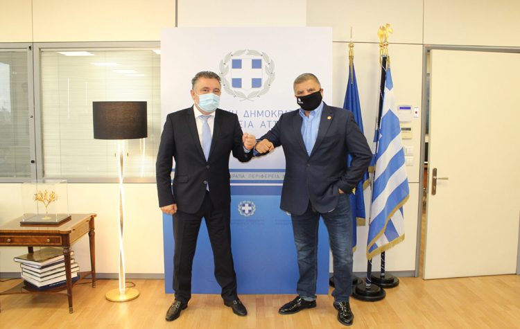 Τετ α τετ Πατούλη - Θώδα με πλούσια ατζέντα για τα έργα στου Ζωγράφου