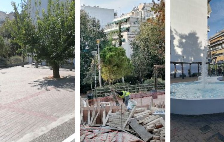 Προχωρά η αναβάθμιση της πλατείας Άνοιξης