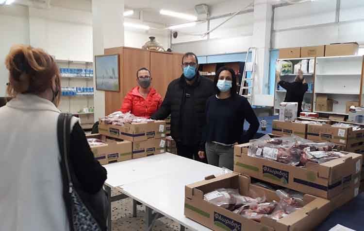 Νέα διανομή κρέατος στους ωφελούμενους 6 Δήμων με συντονιστή το Μαρούσι